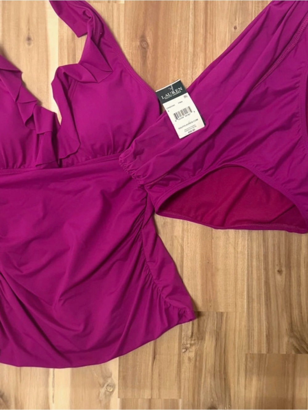 Lauren Ralph Lauren Bright Fuchsia Swim Set